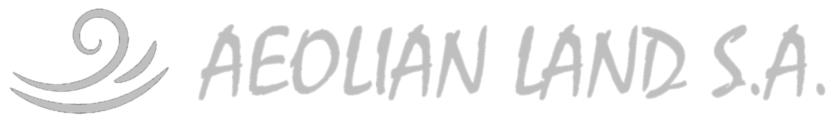 Monochrome logo of Aeolian Land S.A.